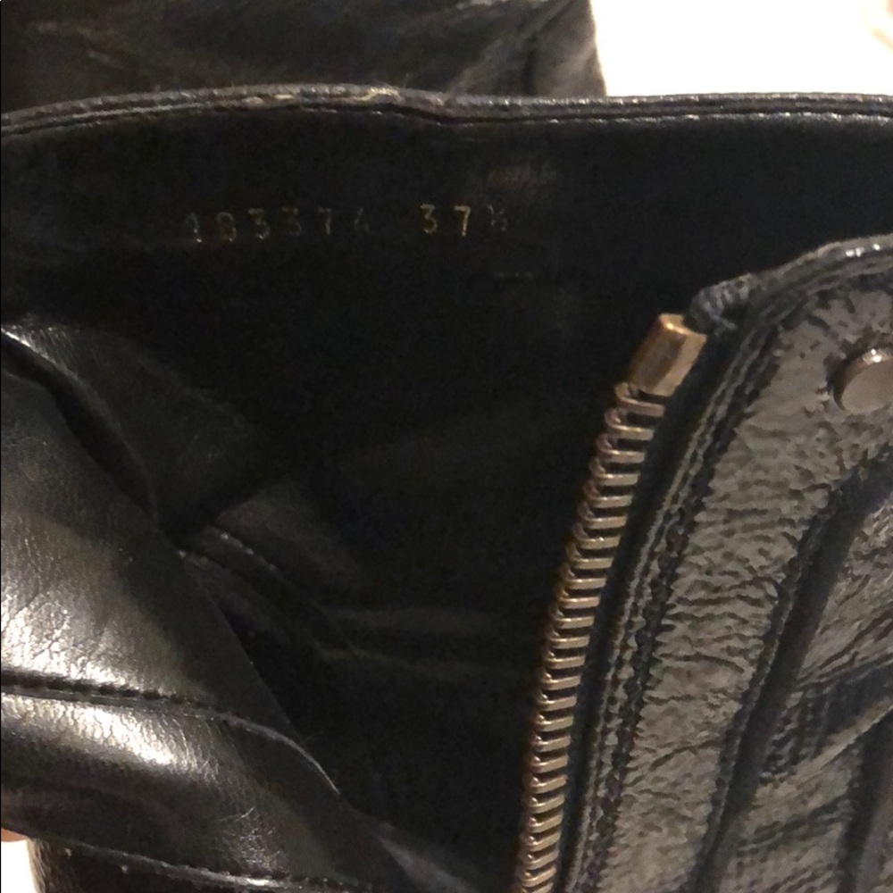 NWOTBlack vegan leather boots - Picture 4 of 5